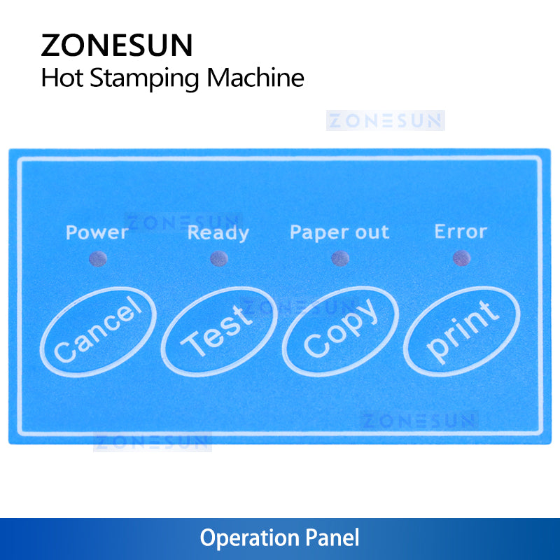 Zonesun ZS-8025D Digital Hot Foil Stamping Machine for Boxes & Bags
