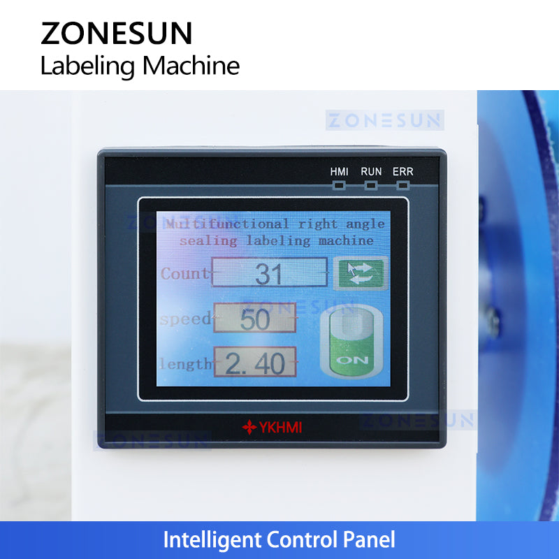 Zonesun ZS-TB90B Semi-automatic Corner Tamper Evident Seal Label Applicator for Sealing Box Corners