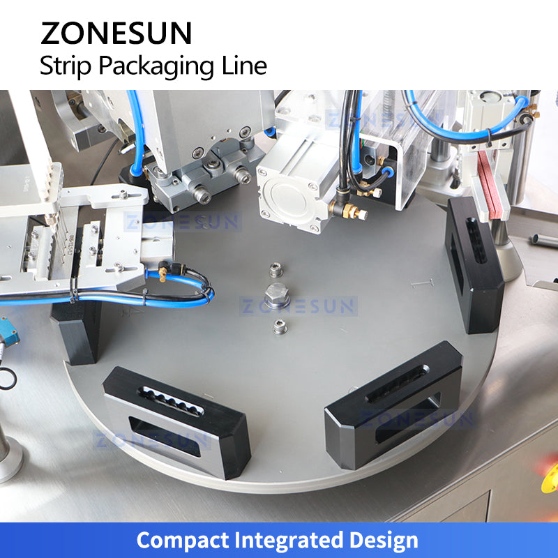 Monoblock Tech: ZONESUN ZS-AFCL13 Automatic Single Dose Strip Ampoule Filling & Ultrasonic Sealing