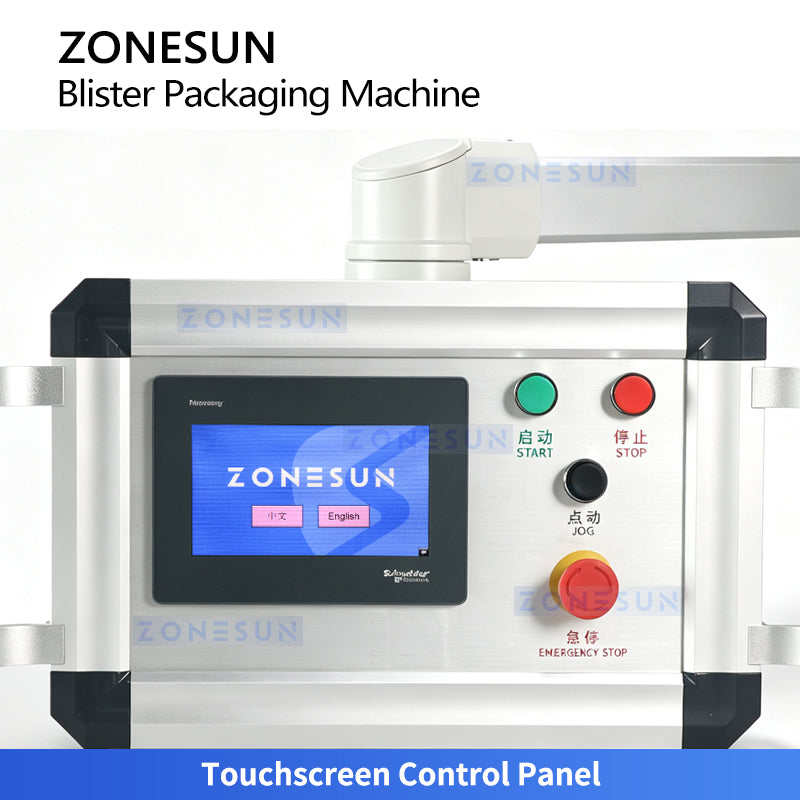 ZONESUN ZS-DDP350 Automatic Rotary Blister Packaging Machine with Paper Backing Heat Sealing