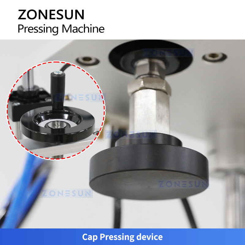 ZONESUN ZS-XG70ZC Pneumatic Semi-automatic Wine Bottle  Cap Cork Pressing Machine