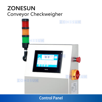 ZONESUN ZS-MD210 Industrial Check Weigher Machine Inline Checkweigher