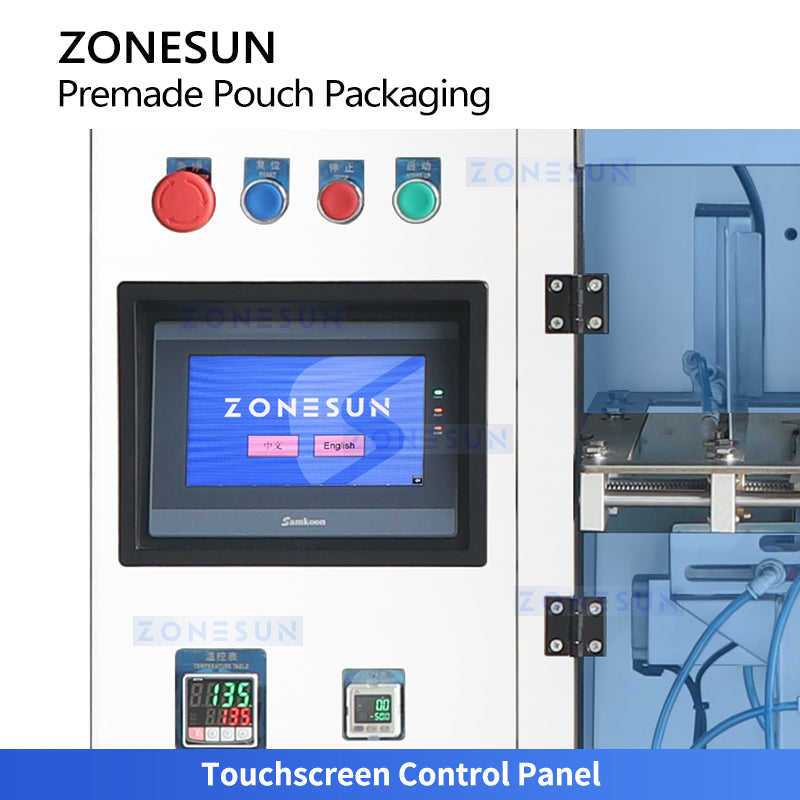 ZONESUN ZS-AFS04W Automatic 4-Head Linear Weigher Premade Pouch Filling and Sealing Machine