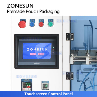 ZONESUN ZS-AFS04W Automatic 4-Head Linear Weigher Premade Pouch Filling and Sealing Machine