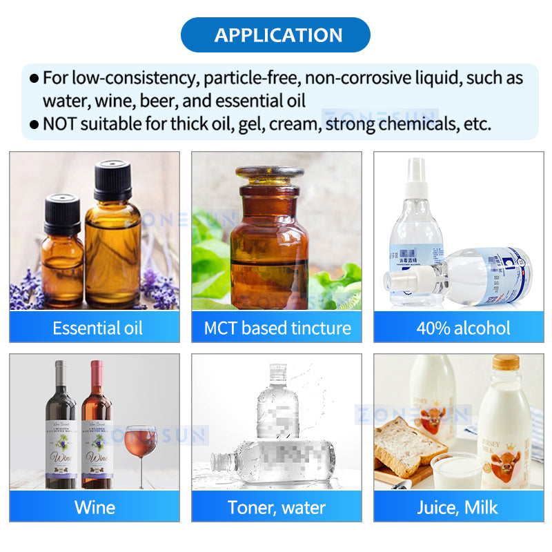 ZONESUN ZS-DTYT160A2 Automatic Liquid Filling Conveyor System for Small Batch Production