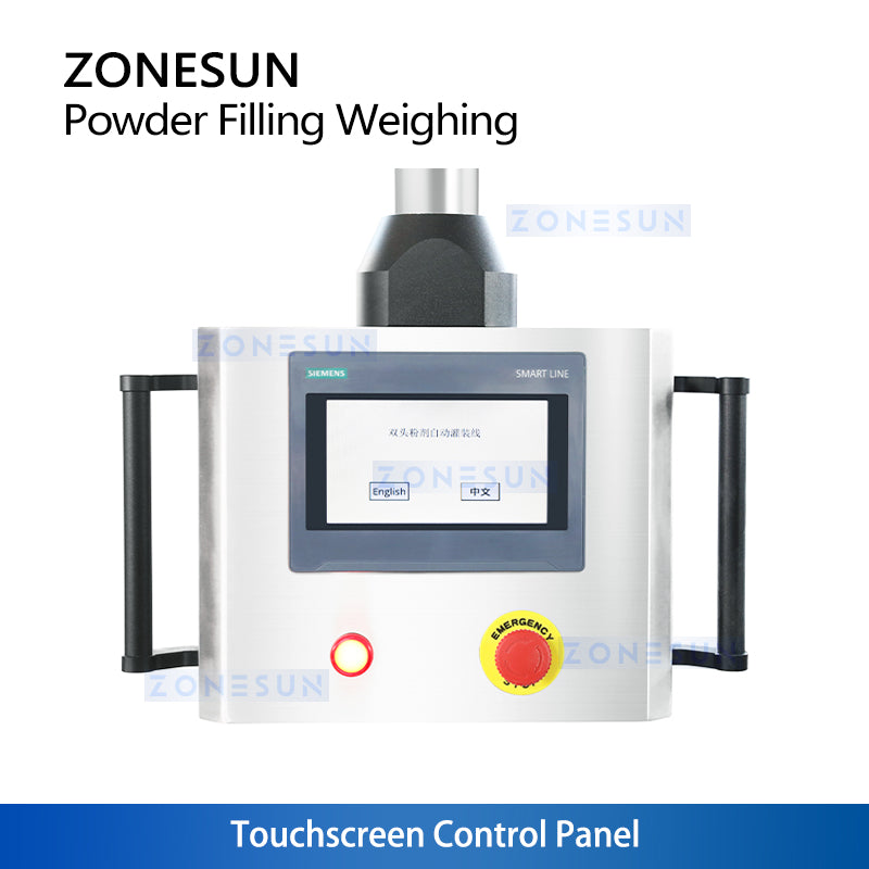 ZONESUN Automatic Dual Auger Powder Filling & Weighing Machine for Spice Coffee Powder ZS-FM6A