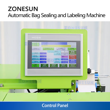 ZONESUN ZS-TB103 Automatic Courier Bag Sealer Plastic Pouch Sealing Machine