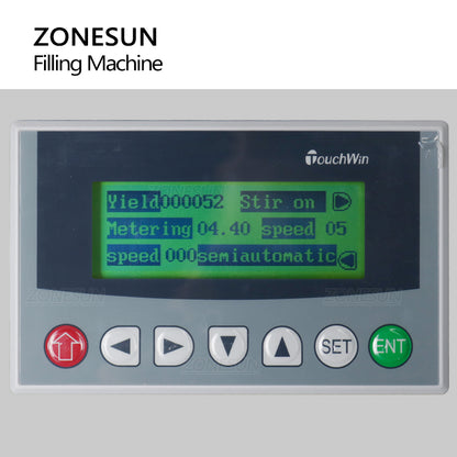 ZONESUN ZS-FM100L Auger Filling Machine for Precise Dosing of Powders, Flour, and Fodder