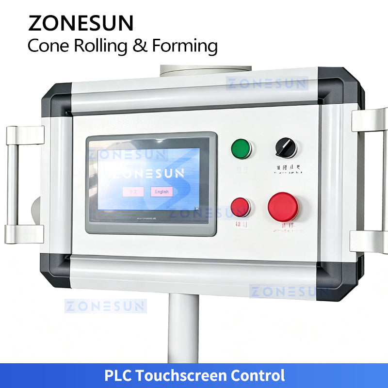 ZONESUN ZS-PCF01 Automatic Ice Cream Paper Cone Sleeve Forming Machine for Ice Cream Cone Wrappers