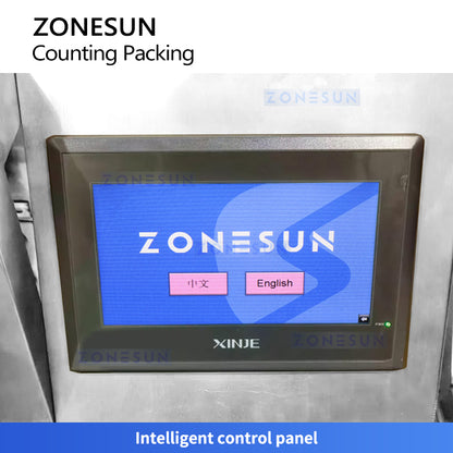 ZONESUN ZS-FSCS02 Automatic Screw Counting and Packing Machine | Hardware Bagging Machine for Bolts & Small Parts