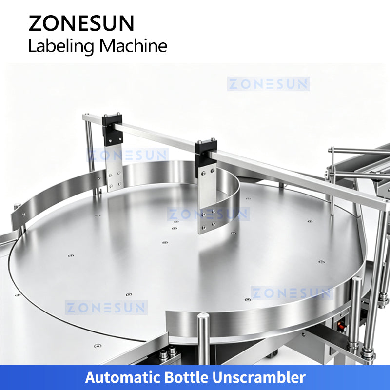 ZONESUN ZS-TB700D Automatic Top Bottom and Side Bottle Labeling Machine