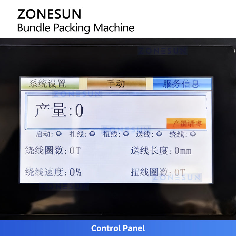 ZONESUN ZS-WTKZ3 Automatic Electric Wire Strapping Machine for Food Bags and Power Cords