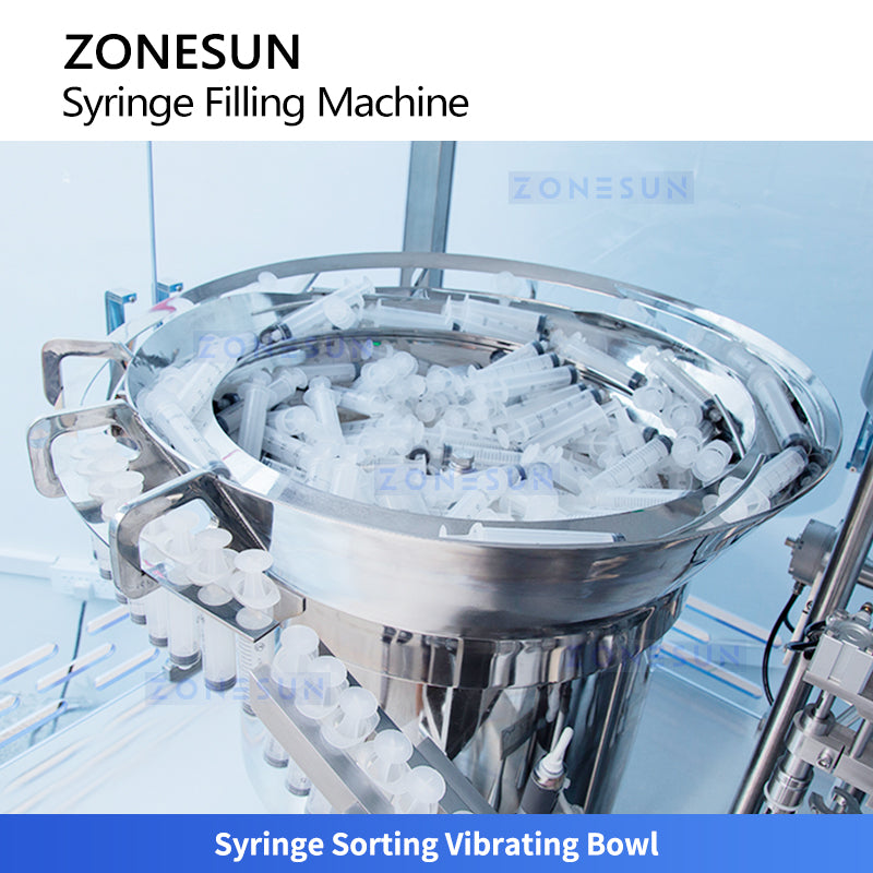 ZONESUN ZS-ZFC2 Automatic Syringe Filling and Capping Machine for Pharmaceutical Packaging