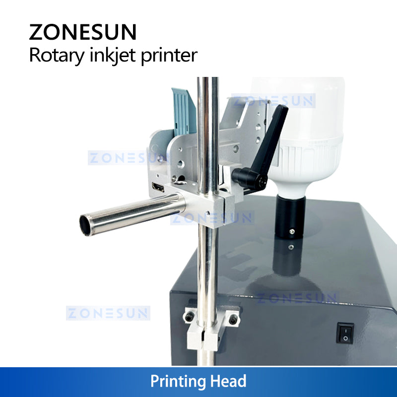 ZONESUN ZS-RIP1 High Precision Rotating Inkjet Printer for Bottles Tubes and Vials