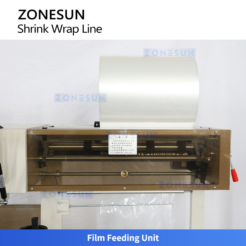 ZONESUN ZS-SPL9 Fully Automatic Shrink Sealing Machine for Boxes, Books, and Cosmetic Packaging