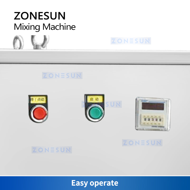 ZONESUN ZS-SBH10 3D Powder Mixer for Efficient Dry Material Blending in Food and Chemical Use