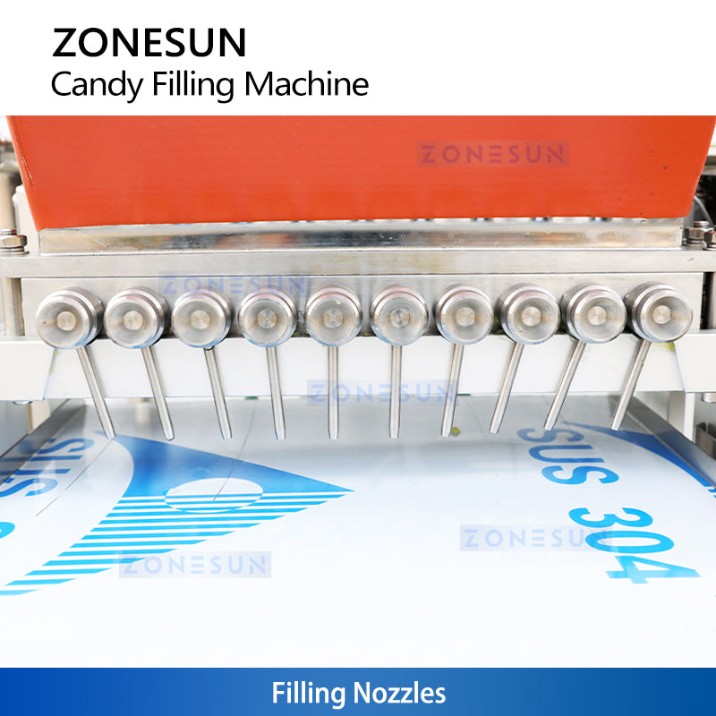 ZONESUN ZS-CTF50 Gummy Candy Filling Machine with Cooker & Depositor
