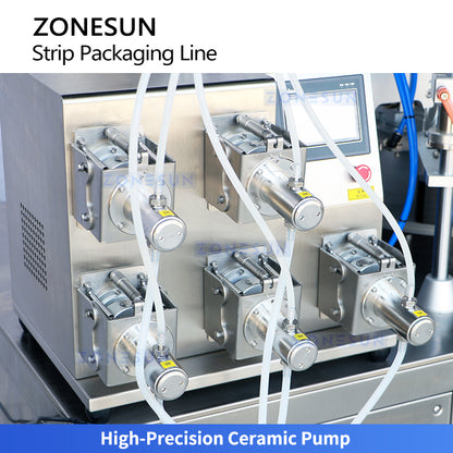 Monoblock Tech: ZONESUN ZS-AFCL13 Automatic Single Dose Strip Ampoule Filling & Ultrasonic Sealing