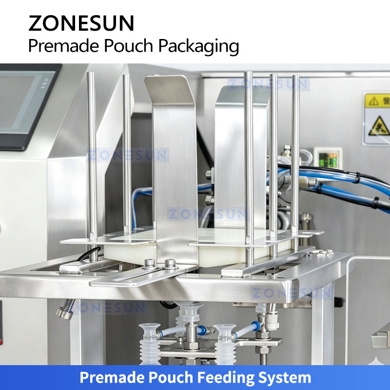ZONESUN ZS-AFS210V Automatic Premade Pouch Feeding Vacuum Sealing Packaging Machine