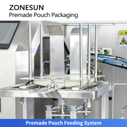 ZONESUN ZS-AFS210V Automatic Premade Pouch Feeding Vacuum Sealing Packaging Machine