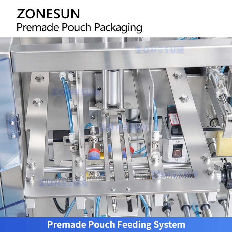 ZONESUN ZS-AFS04W Automatic 4-Head Linear Weigher Premade Pouch Filling and Sealing Machine