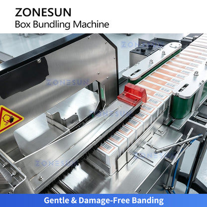 ZONESUN ZS-WK300 Automatic Carton Stacking and Banding Machine for Box Packaging Line