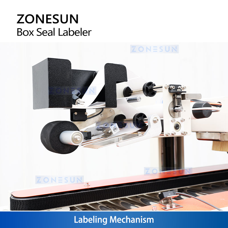 ZONESUN ZS-FKC4650 Automatic Carton Sealer Integrated Labeling Machine Express Parcel Sealing