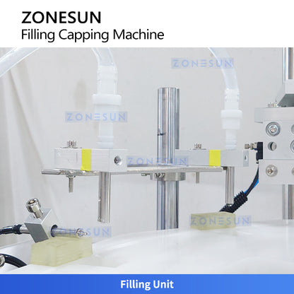 ZONESUN ZS-AFC32B Peristaltic Pump Liquid Filling and Capping Machine for Essential Oils & Eye Drops
