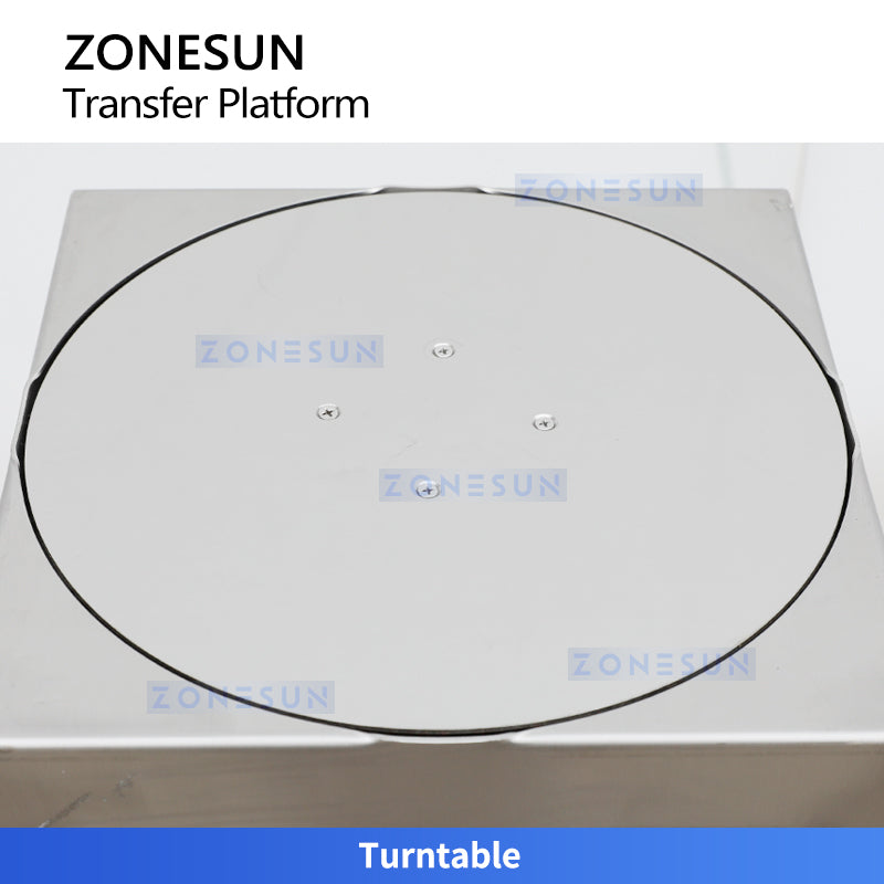 Smooth 90° Turns: ZONESUN ZS-LP10 Right-Angle Transfer Platform for Automated Production Lines
