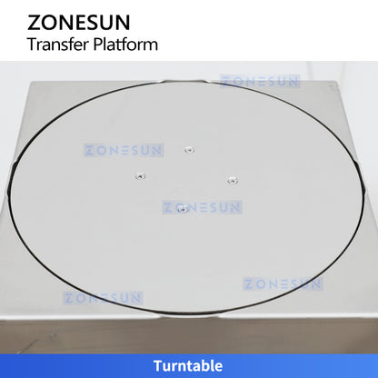Smooth 90° Turns: ZONESUN ZS-LP10 Right-Angle Transfer Platform for Automated Production Lines