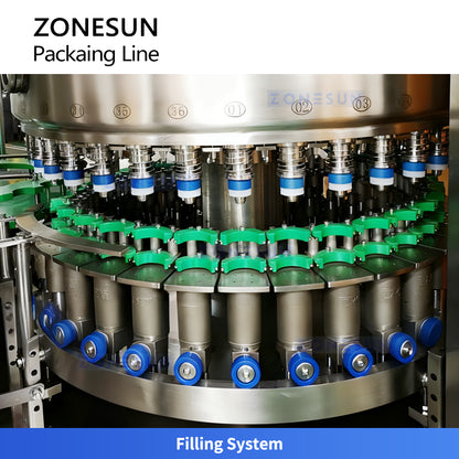 ZONESUN ZS-AFS100 Automatic High-Speed Yogurt Filling and Sealing Machine for Dairy Production