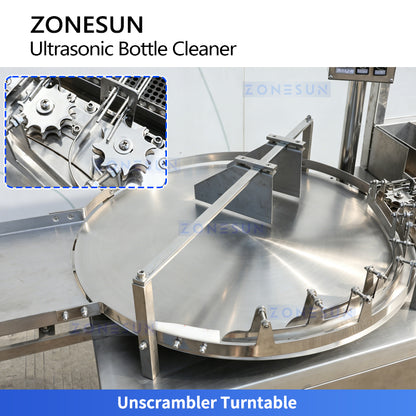Deep Clean: ZONESUN ZS-UWB8 Automatic Ultrasonic Glass Vial Bottle Washing & Flushing Machine
