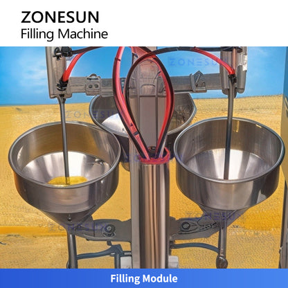 ZONESUN ZS-FAL20 Watercolor Paint Filling and Capping Machine for Art and Kids Paint Sets