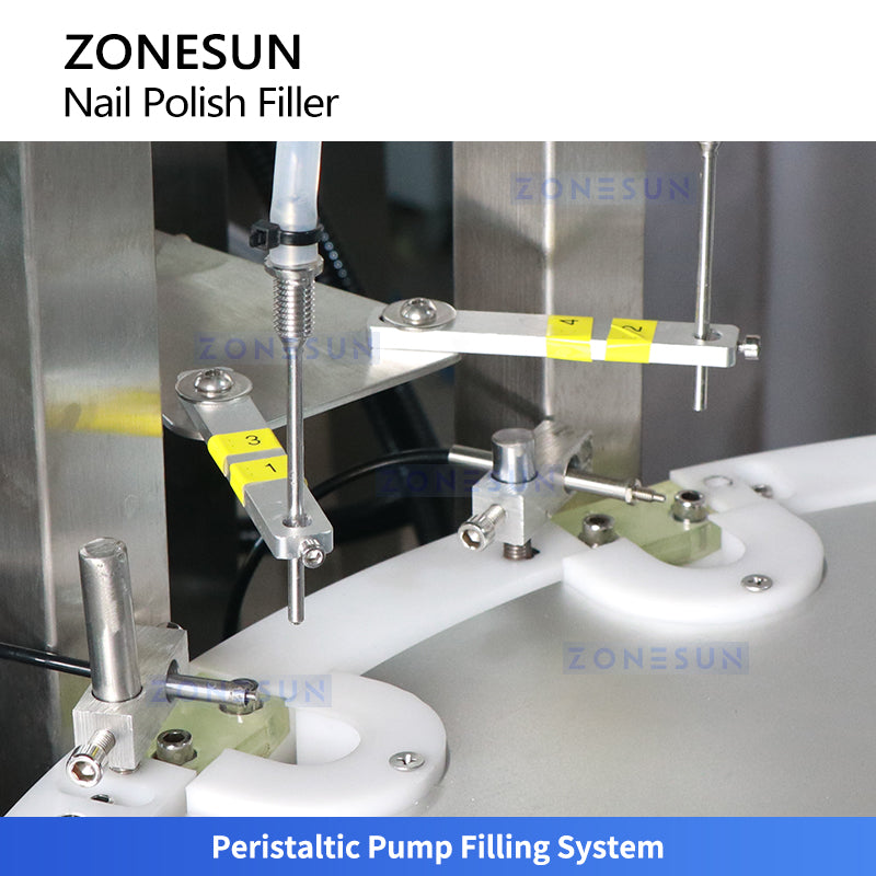 ZONESUN ZS-AFC49 Automatic Nail Polish Filling and Capping Machine for Cosmetics Production Lines