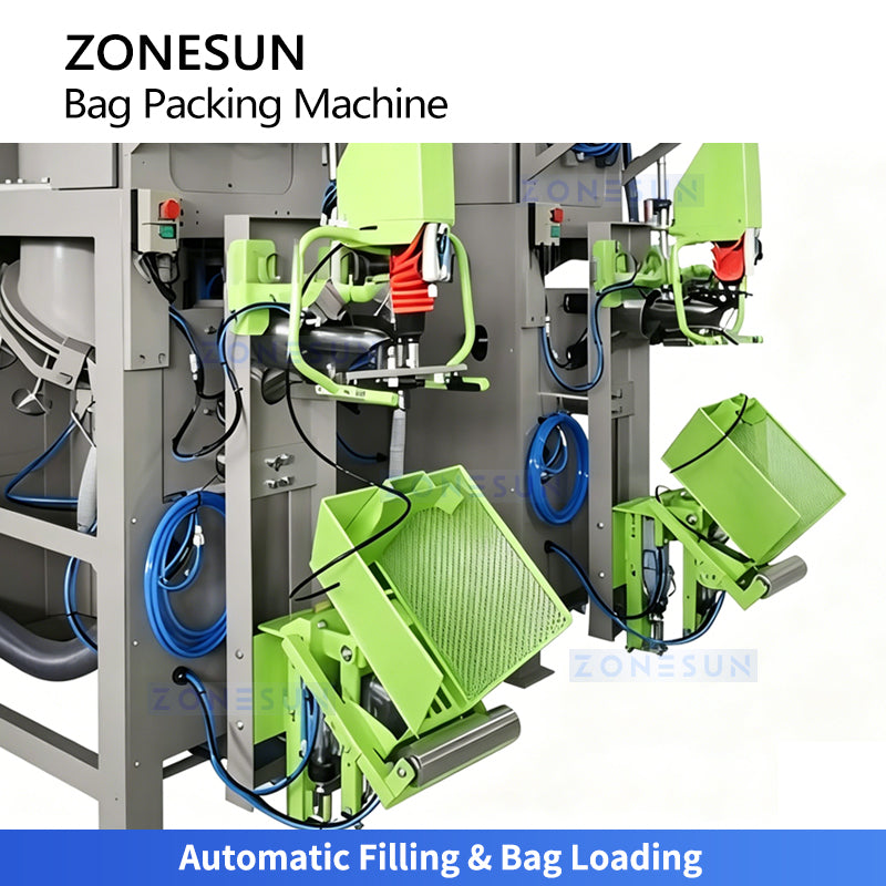 High Capacity: ZONESUN ZS-FSK5 Automatic Valve Bag Packing Machine for Cement & Dry Mortar