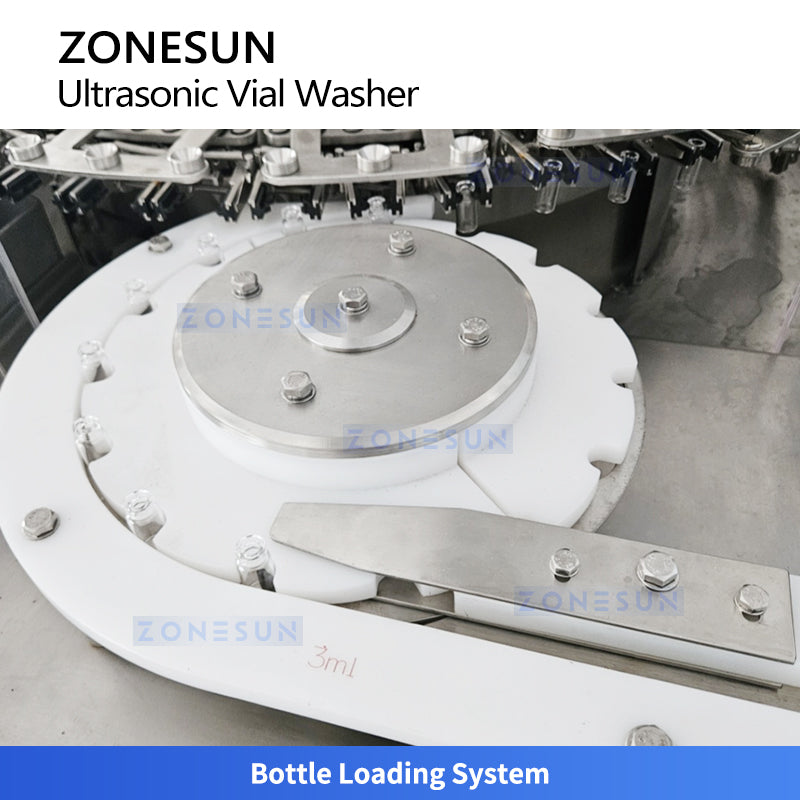 ZONESUN ZS-UWB6: Automatic Ultrasonic Vial Washing Machine for Pharmaceutical & laboratory Use (GMP)
