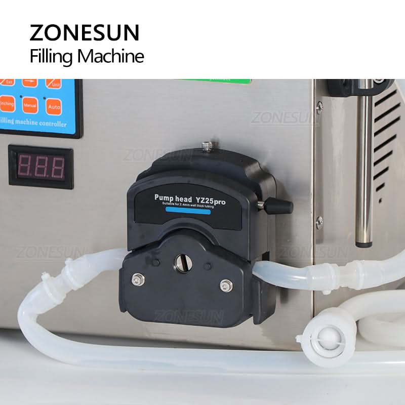 ZONESUN ZS-YTPP2W Semi-automatic 2 Nozzles Peristaltic Pump Liquid Filling Machine