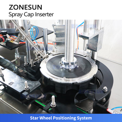 ZONESUN ZS-WIM05 Automatic Spray Nozzle Assembly Machine for Aerosol Cans and Personal Care