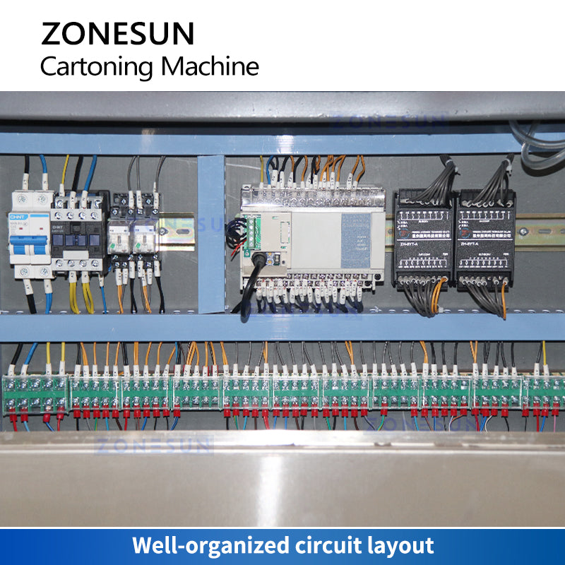 Zonesun ZS-MSZH50L Automatic Vertical Cartoning Machine – Zonesun Auto Pack