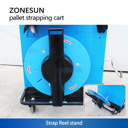 ZONESUN ZS-PSC1 Electric Pallet Strapping Machine for PP & PET Straps