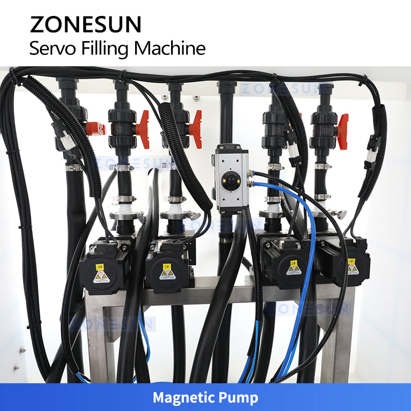 ZONESUN ZS-GYCR4A Automatic Corrosive Liquid Filling Machine for Acid Alkali Detergent Packaging