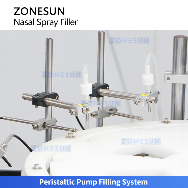 Precision Packing: ZONESUN ZS-AFC20C Automatic Nasal & Oral Spray Filling and Crimping Machine