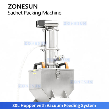  ZONESUN ZS-FS500K4 4-Lane Automatic VFFS Granule Sugar & Salt Pouch Packaging Line