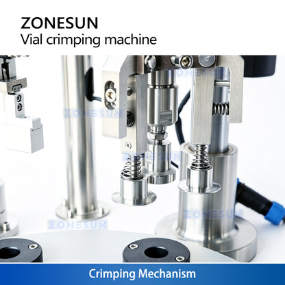 ZONESUN ZS-YG200A Semi-Automatic Vial Aluminum Cap Crimping Machine