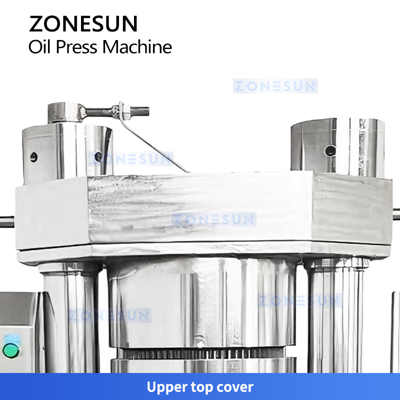 ZONESUN ZS-ZY20A Automatic Hydraulic Oil Press Machine for Olive, Peanut, Coconut & Seed Oils