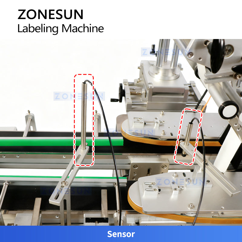 ZONESUN ZS-TB831F Automatic Food Box Labeling Machine for Takeaway and Plastic Container Sealing