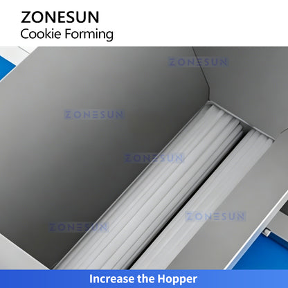 High Efficiency: ZONESUN ZS-TSB400 Fully Automatic Cookie Extruding & Depositing Machine