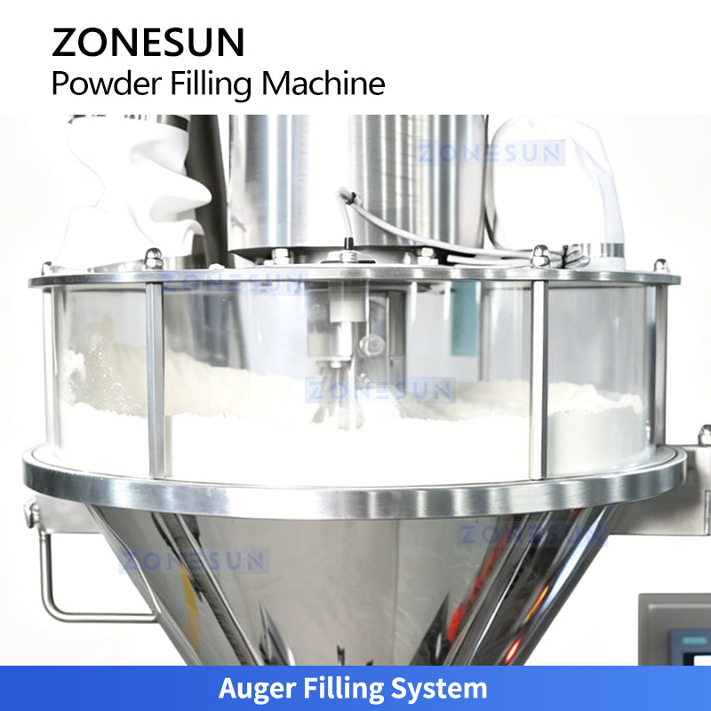 ZONESUN ZS-FM5A Automatic Powder Auger Filling Machine with Vibrating Feeder