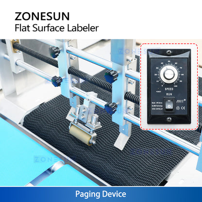 ZONESUN ZS-TB160P2 High-Speed Flat Surface Labeling Machine with Paging Feeder