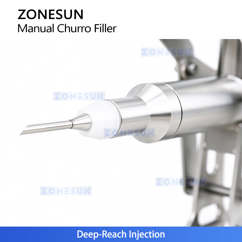 ZONESUN ZS-CZI4 Manual Cake Depositor Pastry Injector for Donuts, Churros, Cakes, Bread Paste